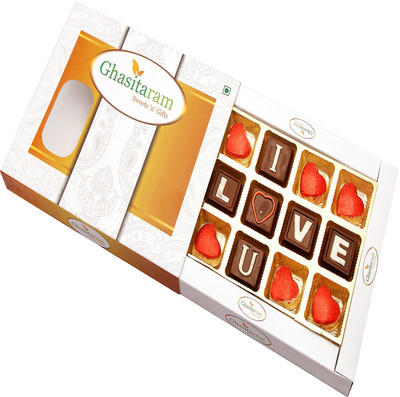 Ghasitaram Gifts Valentine Theme-I Love You in Whit Box Chocolate Bars(Pack of 12, 180 g)
Ghasitaram Gifts Valentine Theme-I Love You in Whit Box Chocolate Bars(Pack of 12, 180 g)