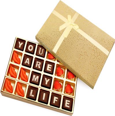 Ghasitaram Gifts Valentine Theme-You Are My Life Chocolate Bars(Pack of 24, 360 g)
Ghasitaram Gifts Valentine Theme-You Are My Life Chocolate Bars(Pack of 24, 360 g)