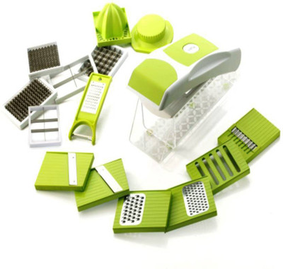 Abacus A1 Chopper(2 dicer, 3 grater, 3 chopper, 4 slicer, 1 peeler, 1 shifty holder, 1 jucer), Green
Abacus A1 Chopper(2 dicer, 3 grater, 3 chopper, 4 slicer, 1 peeler, 1 shifty holder, 1 jucer), Green