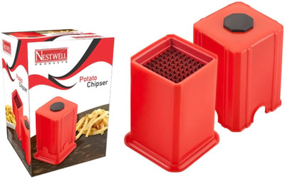 Nestwell Potato Chipser And Cutter With Multi Purpose Functionality Stainless Steel Chopper(1 Chopper), Red
Nestwell Potato Chipser And Cutter With Multi Purpose Functionality Stainless Steel Chopper(1 Chopper), Red