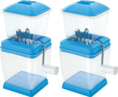 Global Voice Speed Onion Chopper(2 Choppers), Blue