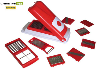 Creative Via Exclusive ABS Unbreakeble Plastic Zalak 12 In 1 Vegetable & Fruit Cutter Slicer Chipser Grater Chopper(12 in 1 Nicer Dicer), Multicolor
Creative Via Exclusive ABS Unbreakeble Plastic Zalak 12 In 1 Vegetable & Fruit Cutter Slicer Chipser Grater Chopper(12 in 1 Nicer Dicer), Multicolor