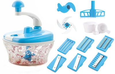 Jony 10in1 Food Processor Slicer Grater Mixer Chopper(1 Unit Chopper, 1 Container, 10 Attachments), Blue;green
Jony 10in1 Food Processor Slicer Grater Mixer Chopper(1 Unit Chopper, 1 Container, 10 Attachments), Blue;green