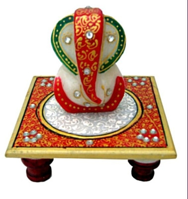 Chitra Handicraft Marble Ganesh Chowki Marble Pooja Chowki(Multicolor, Pack of 1) 
Chitra Handicraft Marble Ganesh Chowki Marble Pooja Chowki(Multicolor, Pack of 1)