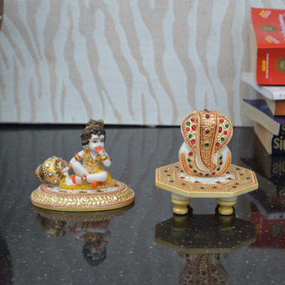 eCraftIndia Combo Of Lord Ganesha And Laddu Gopal Marble All Purpose Chowki(Multicolor, Pack of 2)
eCraftIndia Combo Of Lord Ganesha And Laddu Gopal Marble All Purpose Chowki(Multicolor, Pack of 2)