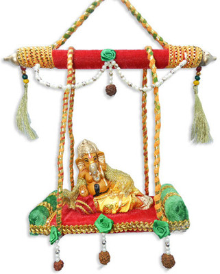 Anant Ganesha Idol On A Swing Terracotta All Purpose Chowki(Multicolor, Pack of 1)
Anant Ganesha Idol On A Swing Terracotta All Purpose Chowki(Multicolor, Pack of 1)