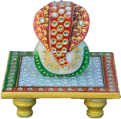 eCraftIndia White Crystal Lord Ganesha Marble All Purpose Chowki(Multicolor, Pack of 1)
eCraftIndia White Crystal Lord Ganesha Marble All Purpose Chowki(Multicolor, Pack of 1)