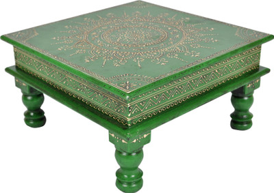Lal Haveli Ethnic Handmade Meenakari Design Pooja Bajot Decorative Wooden All Purpose Chowki(Green, Pack of 1)
Lal Haveli Ethnic Handmade Meenakari Design Pooja Bajot Decorative Wooden All Purpose Chowki(Green, Pack of 1)