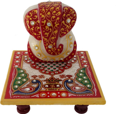 DivineCrafts Makrana Marble Kundan Studded Ganesh Idol Marble All Purpose Chowki(Multicolor, Pack of 1)
DivineCrafts Makrana Marble Kundan Studded Ganesh Idol Marble All Purpose Chowki(Multicolor, Pack of 1)