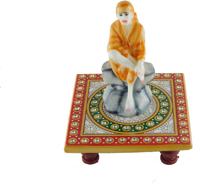 Chave Sai Baba Idol with marblechoki Marble All Purpose Chowki(Multicolor, Pack of 1)
Chave Sai Baba Idol with marblechoki Marble All Purpose Chowki(Multicolor, Pack of 1)