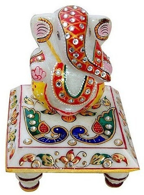 Shreeng Marble Ganesha Art : Marble God Idols / Figures Marble All Purpose Chowki(Multicolor, Pack of 1)
Shreeng Marble Ganesha Art : Marble God Idols / Figures Marble All Purpose Chowki(Multicolor, Pack of 1)