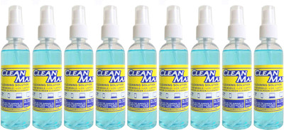 Cleanmax CLEANING SOLUTION 100ml - Pack of 9 - (LUXURY GOLD FRAGRANCE) for Mobiles/Laptops/Lcd Monitors. Lens Cleaner(100 ml, No Cloth inch, Pack of 9)
Cleanmax CLEANING SOLUTION 100ml - Pack of 9 - (LUXURY GOLD FRAGRANCE) for Mobiles/Laptops/Lcd Monitors. Lens Cleaner(100 ml, No Cloth inch, Pack of 9)