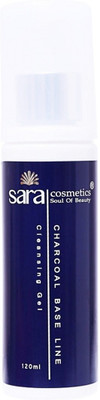 SARA Charcoal Base Line Cleansing Gel(120 ml)