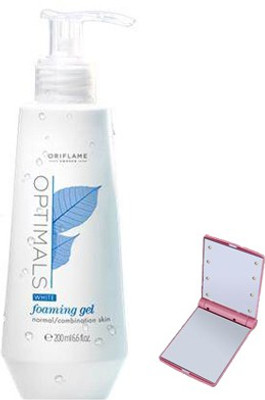 Oriflame Sweden OPTIMALS WHITE FOAMING GEL NORMAL/COMBINATION SKIN WITH SMART POCKET MIRROR(200 ml)
Oriflame Sweden OPTIMALS WHITE FOAMING GEL NORMAL/COMBINATION SKIN WITH SMART POCKET MIRROR(200 ml)