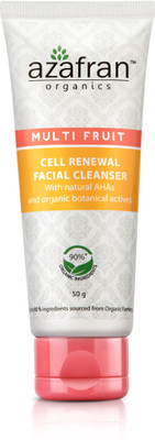 Azafran Organics Multi Fruit Cell Renewal Facial Cleanser(50 g)