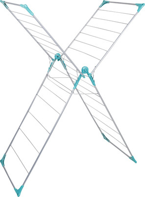 Peng Essentials Naples Steel Floor Cloth Dryer Stand(Grey)