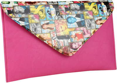 Do Bhai Party Pink Clutch