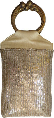 Bhamini Party Gold Clutch