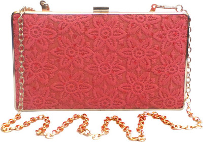 Bhamini Party Pink Clutch