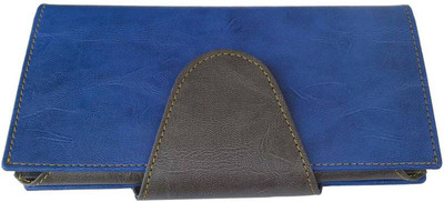 Ayesha Fashions Casual Blue, Black Clutch, Black;blue