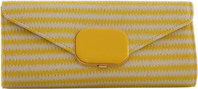 Wanderlust Casual Yellow, White Clutch, White;yellow