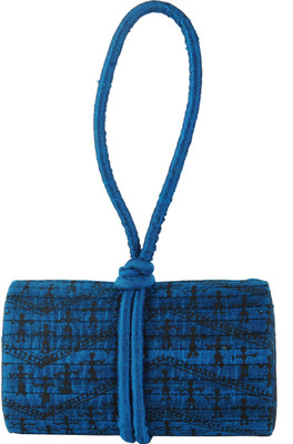Fabindia Casual Blue Clutch