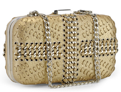 Jasbir Gill Party Gold Clutch