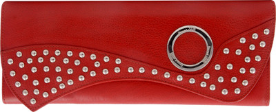 Second Skin Casual Red Clutch