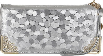 Bling It On Party Silver Clutch