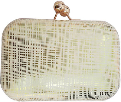 Mehrunnisa Party Gold Clutch