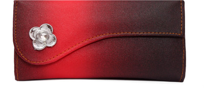 Jars Collections Casual Red Clutch
