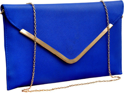 StyleSaga Casual Blue Clutch