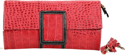 Jolie Casual Red Clutch