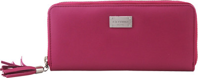 La Roma Casual Pink Clutch