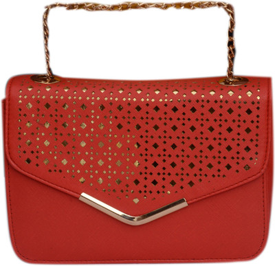 The Trendy Party Red Clutch