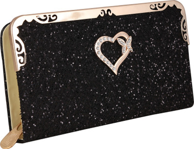 Freya Casual Black Clutch
