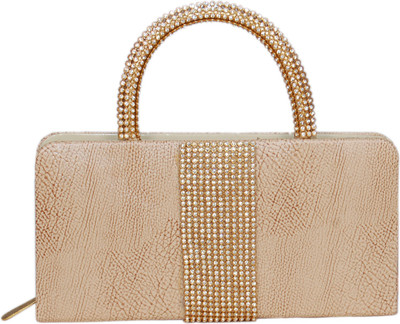 3NG Party Beige Clutch
