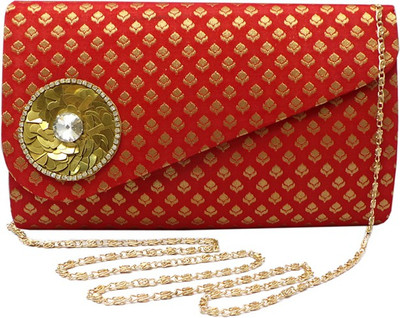 Bhamini Party Red Clutch