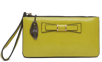 Pepgirls Casual Green Clutch