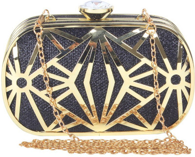 Reedra Party Black Clutch