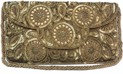 Kawaii Casual Gold Clutch