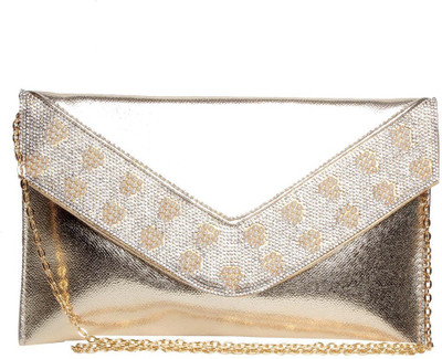 Reedra Party Gold Clutch