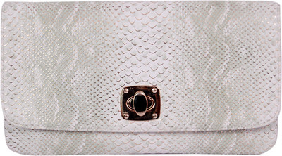 Womaniya Party White Clutch