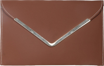 Urban Gypsys Casual Brown Clutch