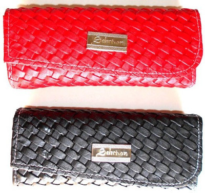 Achal Casual Red, Black Clutch, Black;red