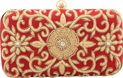 Sunbeams Party Red Clutch