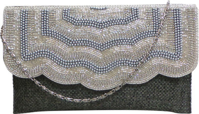 Bhamini Party Grey Clutch