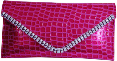 Womaniya Party Pink Clutch