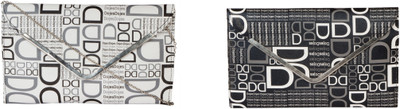 ESHTYLE Casual Black, White Clutch