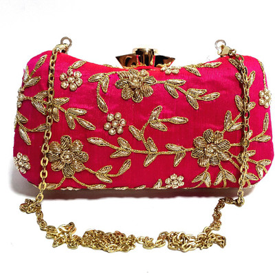 Arisha Kreation Co Party Pink Clutch